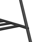 Clothes Rack with Storage Black 100 x 56 x 154 cm Steel 868444