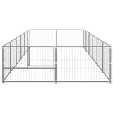 Dog Kennel Silver 12 m Steel 3082122