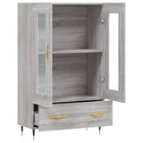 Highboard Grey Sonoma 69.5x31x115 cm Engineered Wood 828282