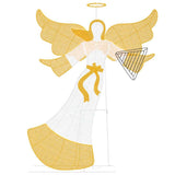 Lighted Angle Warm White 116 x 29 x 158.5 cm Polyester 42019624
