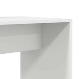 Desk with Shelf White 138.5 x 55 x 143 cm Engineered Wood 3337249