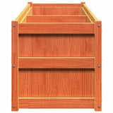 Garden Planter Wax Brown 180x50x50 cm Solid Wood Pine 837506