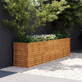 Garden Raised Bed 291x50x69 cm Corten Steel 151986