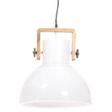 320538 Industrial Hanging Lamp 25 W White Round 40 cm E27