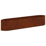 Raised Garden Bed Weathering Steel 220 x 40x 40 cm Steel 8011725