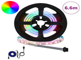 LED Strip 12 pcs Black and Transparent 550 mm 3429099