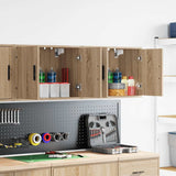 Garage Wall Cabinets 2 pcs Sonoma Oak Engineered Wood 860648