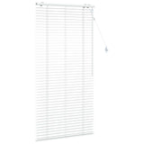 Venetian Blind White 80 x 160 cm 35 mm Solid Paulownia Wood 42015412
