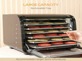 35-70&degC Six-Tray Food Dehydrator - Black T3398P344426