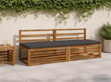 2-Piece Bench Cushions VUGHT 2 pcs 100% Polyester Anthracite 951999