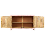 Sideboard Light Pink 110x35x70 cm Solid Mango Wood 247764
