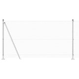 Welded Wire Fence with Concrete Base 10 x 1.2 m 3352287