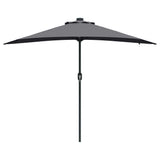 Garden Parasol Anthracite 294 x 150 x 223 cm 42003261
