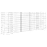 H-Shaped Gabion Planter Steel Wire 260x40x100 cm 145661
