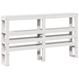 Bed Frame without Mattress White 160x200 cm Solid Wood Pine 3306502