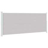 Patio Retractable Side Awning 200x500 cm Grey 313419