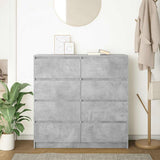 Sideboard Concrete Grey 100x35x99 cm Engineered Wood 3328492