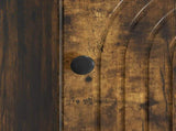 Bedside Cabinet Smoked Oak 43 x 34.5 x 50 cm Engineered Wood 894115