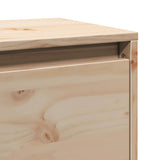 Wall Cabinet 80x30x35 cm Solid Wood Pine 813455