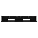 Studio Desk Black Oak 152 x 36 x 19.5 cm Engineered Wood 8006693