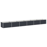 Raised Garden Bed Anthracite 600 x 80 x 55 cm cold-rolled steel 8006455