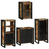 Bathroom Furniture Set 4 pcs Multicolour Solid Reclaimed Wood 3305703