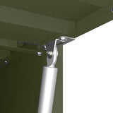 Wall Cabinet for Garage with Gas-lift Door Olive green 883283