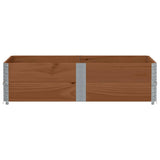 Pallet Collars 2 pcs Brown 150x100 cm Solid Wood Pine 4010308