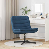 Swivel Chair Blue 63 x 75 x 76 cm Fabric 42007357