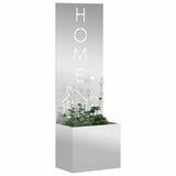 Garden Privacy Screen Silver 50 x 150 cm Galvanised steel 876495