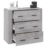 Sideboard Grey Sonoma 80x33x70 cm Engineered Wood 816582
