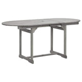 Garden Dining Table x80x75 cm Solid Acacia Wood 316574
