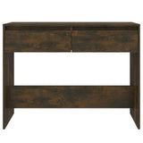 Console Table Smoked Oak 100x35x76.5 cm Engineered Wood 813035
