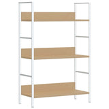 288221 3-Layer Book Shelf Oak 60x27,6x90,5 cm Engineered Wood