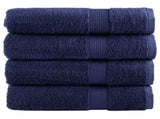 Premium Shower Towels "SOLUND" 4 pcs Navy Blue 70x140 cm 600 gsm 137261