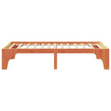 Bed Frame Brown 75 x 190 cm Solid Pine Wood 873015