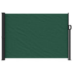 ZNTS Retractable Side Awning Dark Green 140x500 cm 4004425