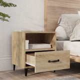 Bedside Cabinet Sonoma Oak Engineered Wood 812030
