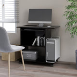 Computer Desk Black 80x50x75 cm Engineered Wood 802895