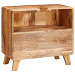 Bathroom Cabinet Brown Solid Mango wood and Engineered wood 4104563