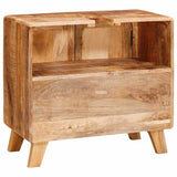Bathroom Cabinet Brown Solid Mango wood and Engineered wood 4104563