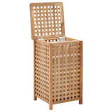 247603 Laundry Bin 39x39x65 cm Solid Walnut Wood