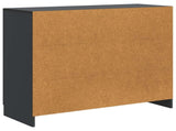 Sideboard Black 89 x 34.5 x 77 cm Engineered Wood 895796