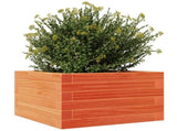Garden Planter Wax Brown 40x40x23 cm Solid Wood Pine 847180