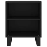 ZNTS Bedside Cabinets 2 pcs Black 40x30x50 cm Engineered Wood 826799