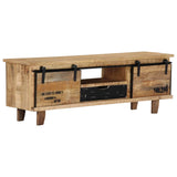 TV Cabinet 120x30x40 cm Solid Mango Wood 249873