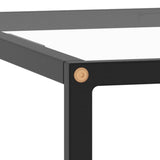 Coffee Table Black with Tempered Glass 60x60x35 cm 322871