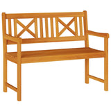 Garden Bench Brown 110 x 56 x 90cm Solid Acacia wood 4105524