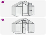 Bird Cage Anthracite 181.5 x 110.5 x 173.5 cm Welded Wire Mesh 42036856