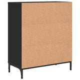 Sideboard Black 69.5 x 33 x 82 cm Engineered Wood 883425